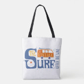 Tote Bag Attrapez l'affiche de vague (Dos)