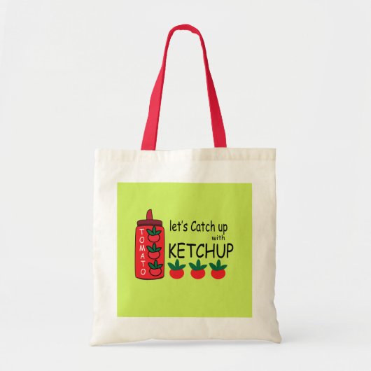 Tote Bag Attrapons Avec Ketchup (Devant)