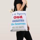 Tote Bag Au commencement, Dieu créa (De près)