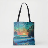 Tote Bag Au-delà de Blues Seascape (Devant)