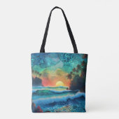 Tote Bag Au-delà de Blues Seascape (Dos)