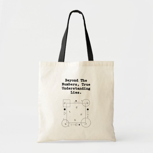 Tote Bag Au-delà des chiffres | Véritable compréhension des (Devant)
