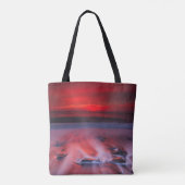 Tote Bag Aube au-dessus de la mer orageuse (Dos)