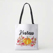 Tote Bag Auberge Automne Automne Floral Citrouille Mariage (Devant)