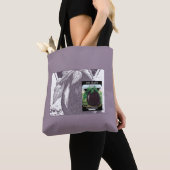 TOTE BAG AUBERGINE (De près)