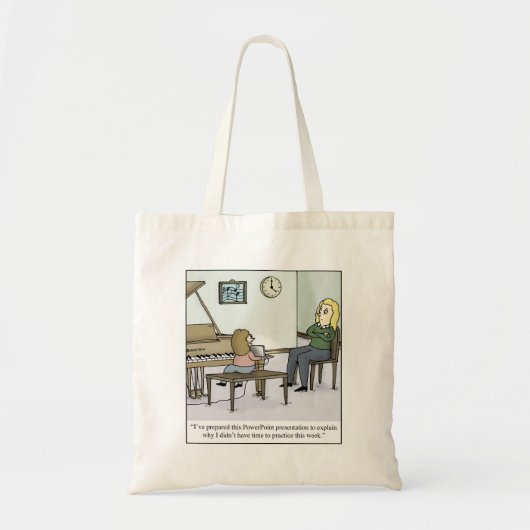 Tote Bag Aucun temps pour pratiquer la bande dessinée de (Devant)