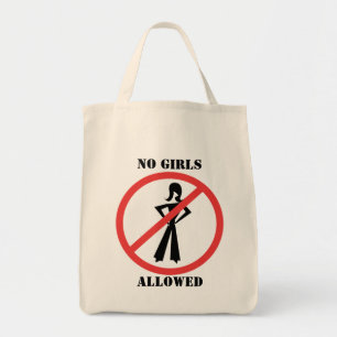 Tote Bag Aucune fille autorisée
