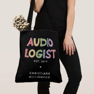 Tote Bag Audiologiste personnalisé Audiologie Diplôme Cadea
