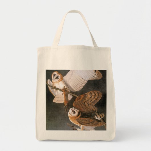 Tote Bag Audubon : Barn Owl (Devant)