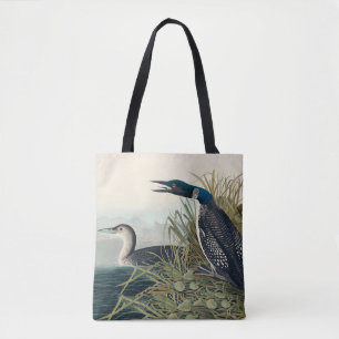 Tote Bag Audubon Bird Loon Diver Classic