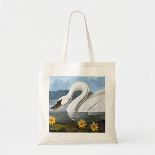 Tote Bag Audubon : Cygne commun (Devant)