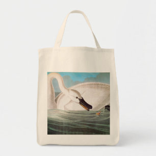 Tote Bag Audubon : Cygne de trompettiste