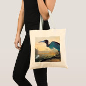 Tote Bag Audubon : Héron de petit bleu (Devant (produit))