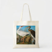 Tote Bag Audubon : Ibis blanc (Devant)