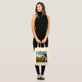 Tote Bag Audubon : Ibis blanc (Devant (modèle))