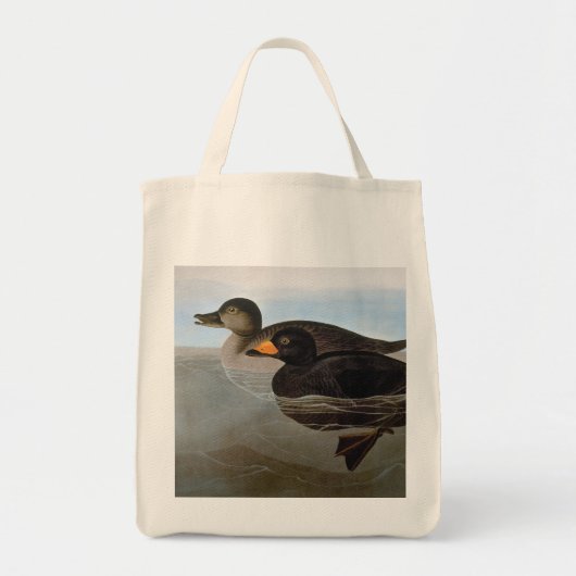 Tote Bag Audubon : Macreuse noire (Devant)