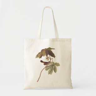 Tote Bag Audubon Oiseau de Bruant sur Mandrake sauvage