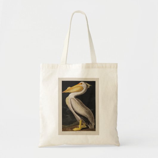 Tote Bag Audubon White Pelican Bird Amérique (Devant)