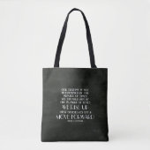 Tote Bag Augmenter et faire avancer le devis inspirationnel (Devant)