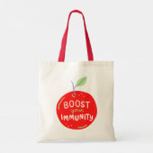 Tote Bag Augmentez votre immunité pendant la période pandém (Dos)