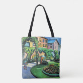 Tote Bag Auguste Macke - Gartenbild, peinture populaire, (Dos)