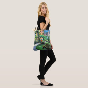 Tote Bag Auguste Macke - Gartenbild, peinture populaire,