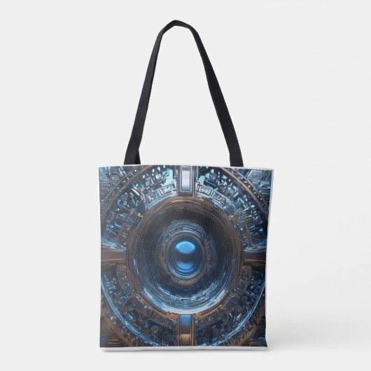 Tote Bag AUREVA Core : Le Nexus Platine (Dos)