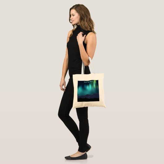 Tote Bag Aurora Borealis (Devant (modèle))