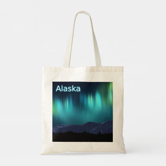 Tote Bag Aurora Borealis (Dos)