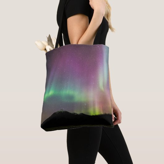 Tote Bag Aurora Borealis | Alaska Brooks Range, Alaska (De près)