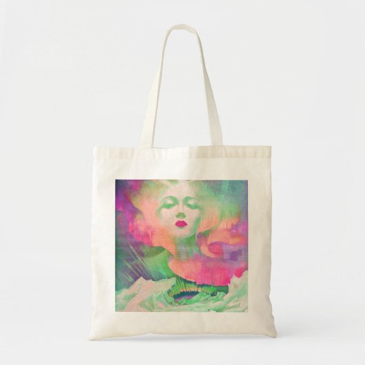 Tote Bag Aurora de Clive Henry coloré rose (Devant)