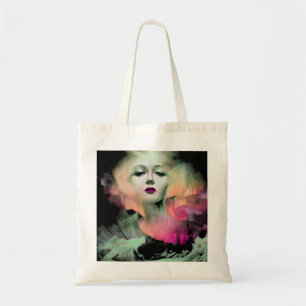 Tote Bag Aurora par Clive Henry nuit pêche rose