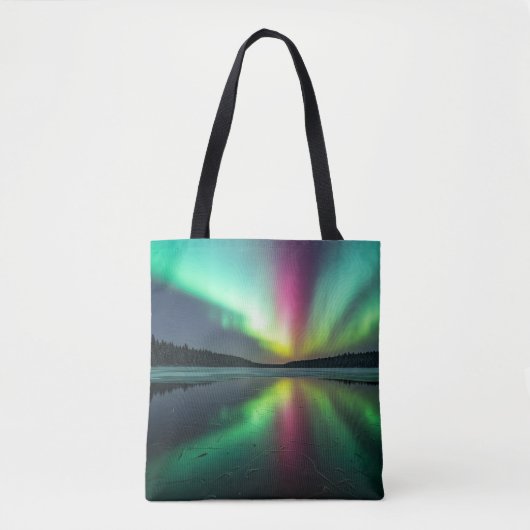 Tote Bag Aurore Boréale (Devant)