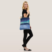 Tote Bag Aurore Boréale (Sur le modèle)