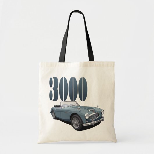 Tote Bag Austin Healey 3000 (Devant)