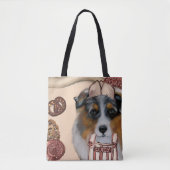 TOTE BAG AUSTRALIAN SHEPHERD (Devant)