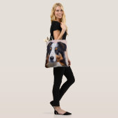 Tote Bag Australian Shepherd Kopf - (Sur le modèle)