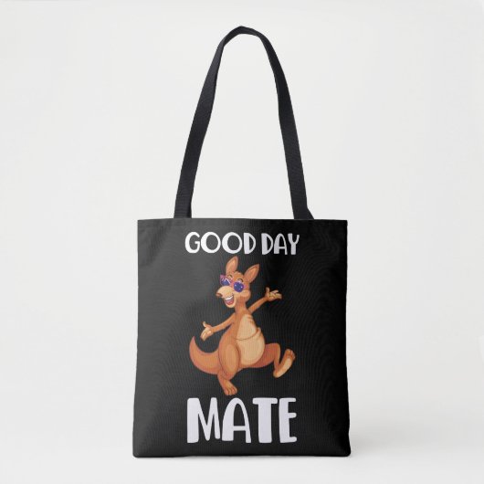 Tote Bag Australie : Aussie, drapeau australien du Kangouro (Devant)