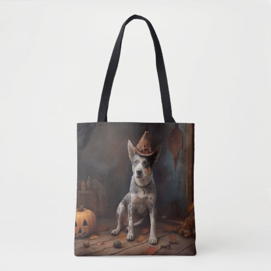 Tote Bag Australie Citrouilles de bétail Halloween effroi (Devant)