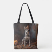 Tote Bag Australie Citrouilles de bétail Halloween effroi (Dos)