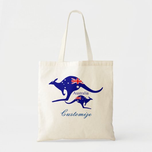 Tote Bag Australie Drapeau Kangaroo Thunder_Cove (Devant)