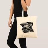 Tote Bag Auteur de machine à écrire de sous-bois (Devant (produit))