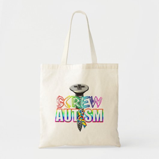 Tote Bag Autisme de vis (Devant)