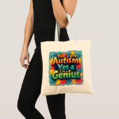 Tote Bag Autisme Genius (Devant (produit))
