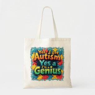 Tote Bag Autisme Genius