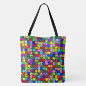 Tote Bag Autistic Jigsaw (Dos)