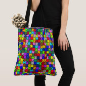 Tote Bag Autistic Jigsaw (De près)
