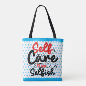 Tote Bag Auto-soins rétro (Dos)