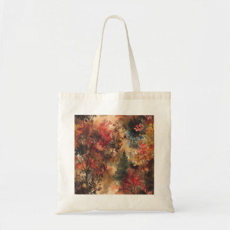 Tote Bag Automne Bois Aquarelle Fourre-tout