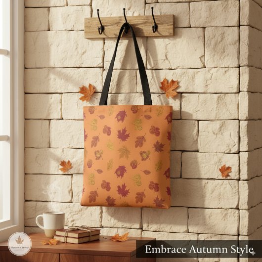 Tote Bag Automne Chute Feuille élégant Accessoire Automne